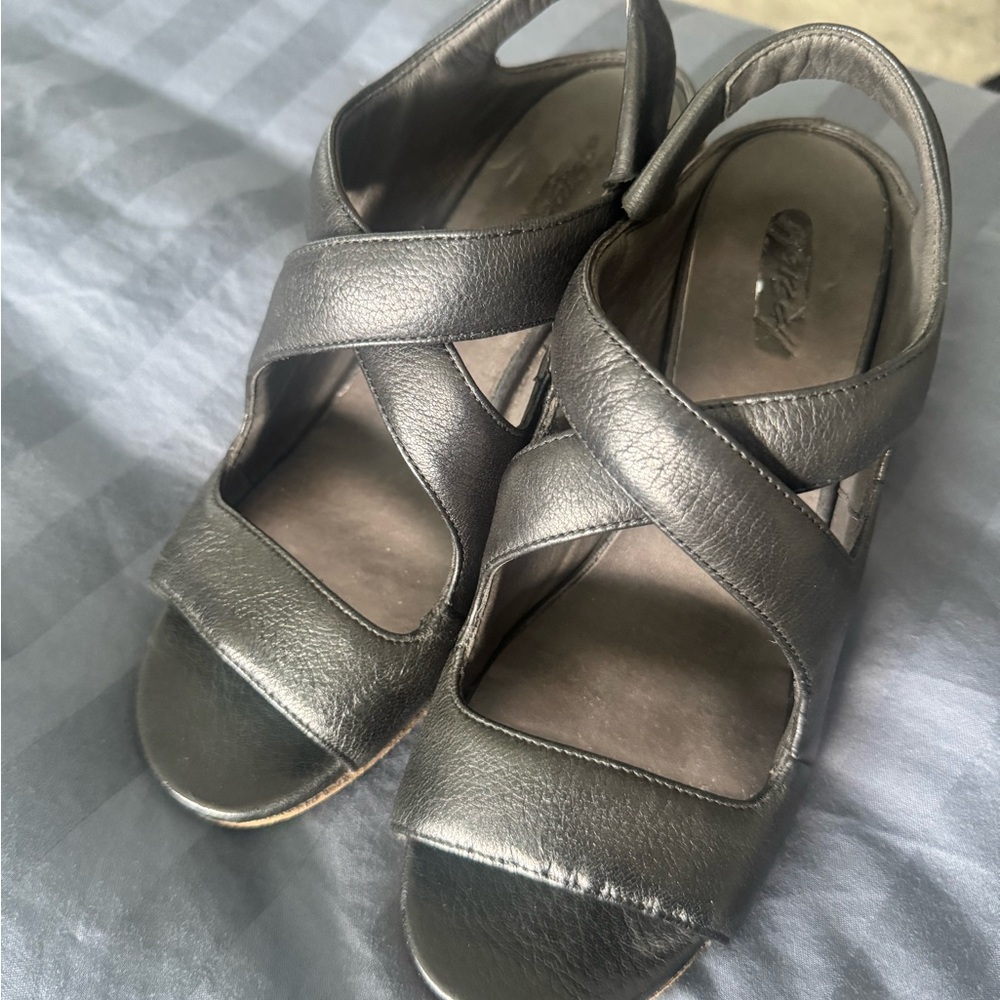 Marséll leather heeled sandals